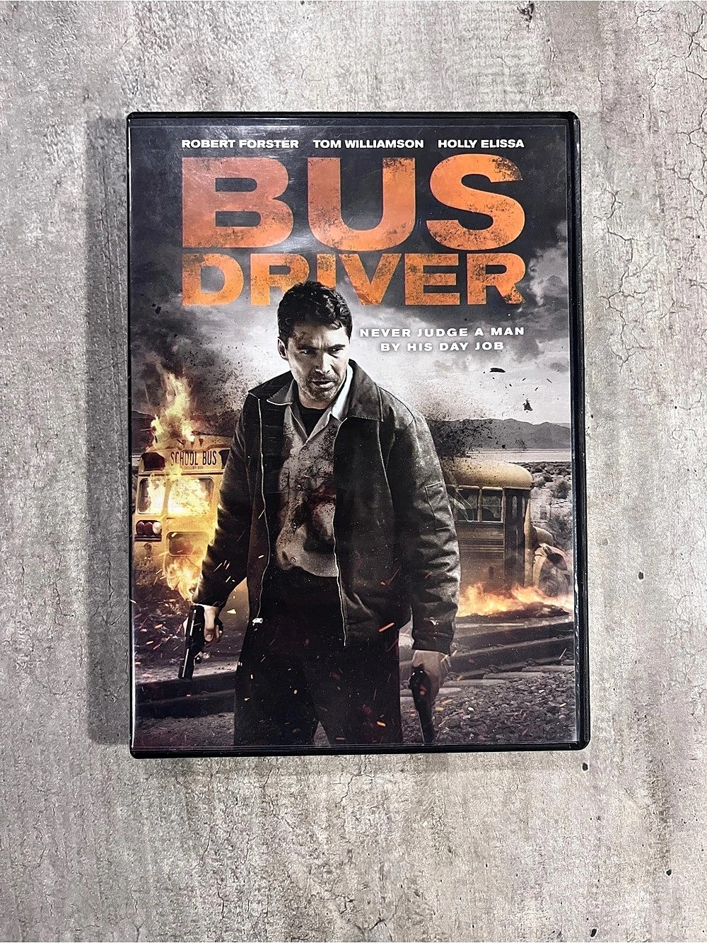 Entertainment One Bus Driver DVD Movie Disc in Black & Orange